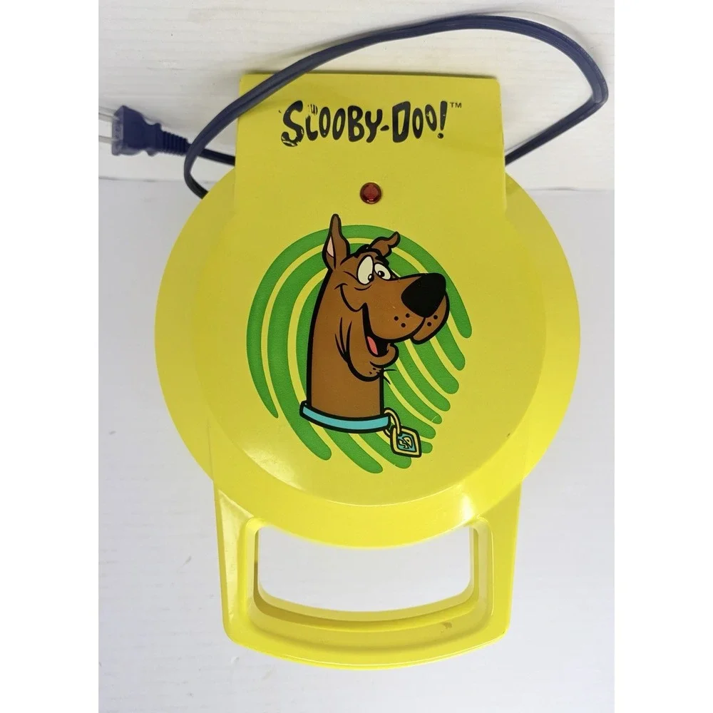 Vintage 2003 Salton Scooby-Doo Waffle Maker SD8WAF Yellow Tested Works